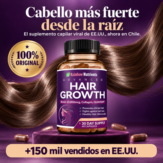 Rainbow Nutrients Hair Growth™ | Cabello más fuerte desde la raíz
