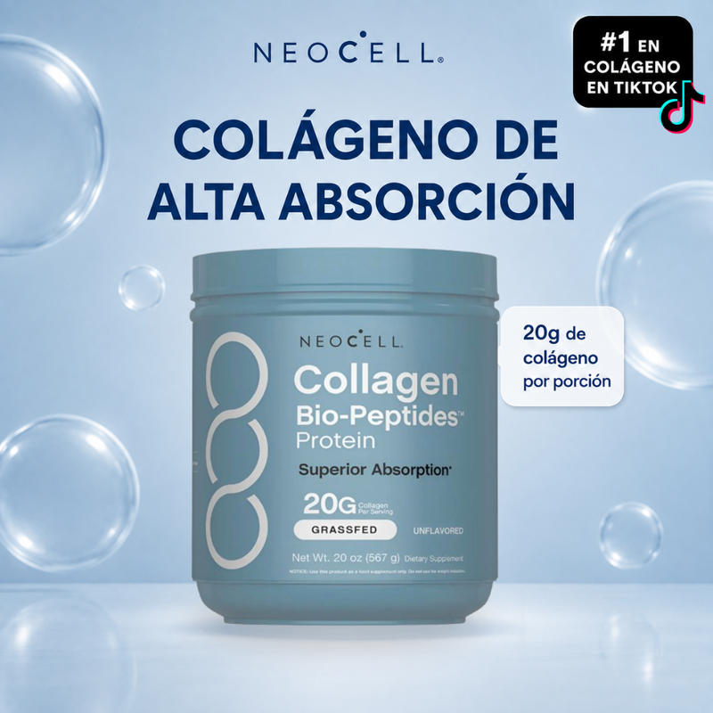 NeoCell® Collagen — Colágeno Hidrolizado 20g de Alta Absorción