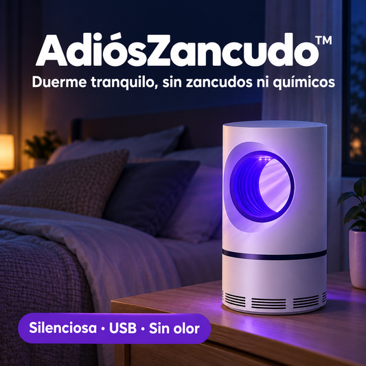 AdiósZancudo™ — Lámpara Antimosquitos USB Silenciosa