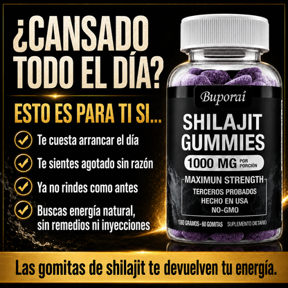ShilaGo™ — 2x1 Shilajit Puro del Himalaya en Gomitas