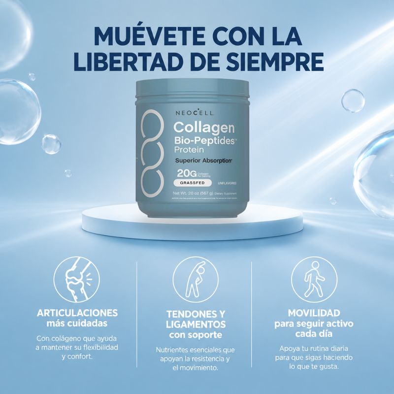 NeoCell® Collagen — Colágeno Hidrolizado 20g de Alta Absorción
