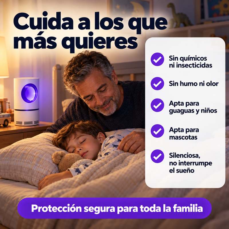 Cuida a los que más quieres: la lámpara prendida en la pieza de los niños, sin químicos ni humo