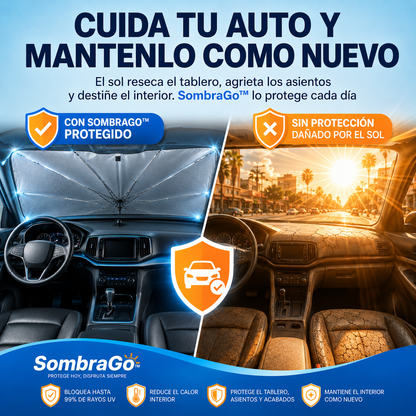SombraGo™ — Parasol para Auto que se Abre como Paraguas
