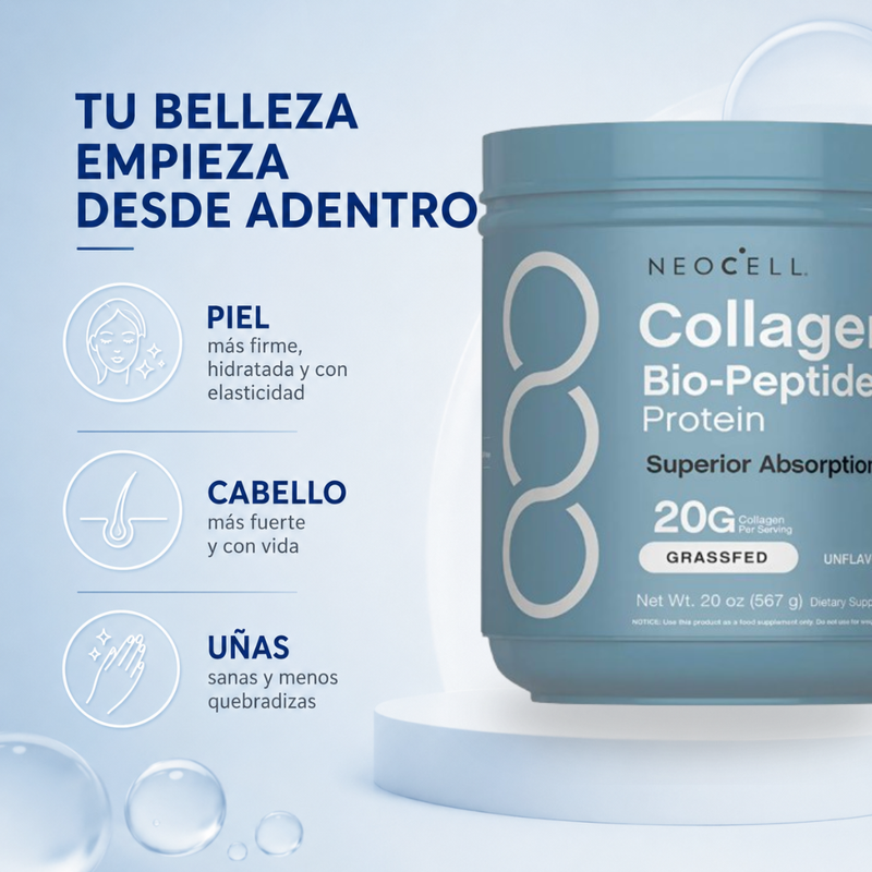 NeoCell® Collagen — Colágeno Hidrolizado 20g de Alta Absorción