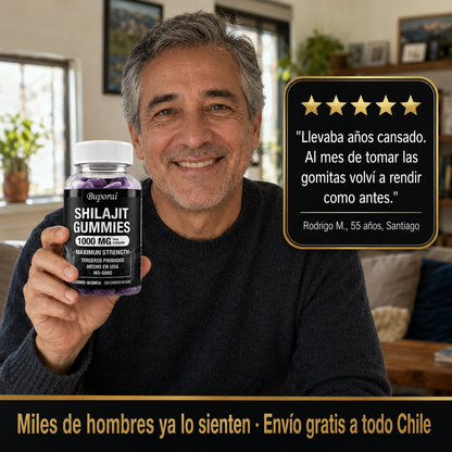 ShilaGo™ — 2x1 Shilajit Puro del Himalaya en Gomitas