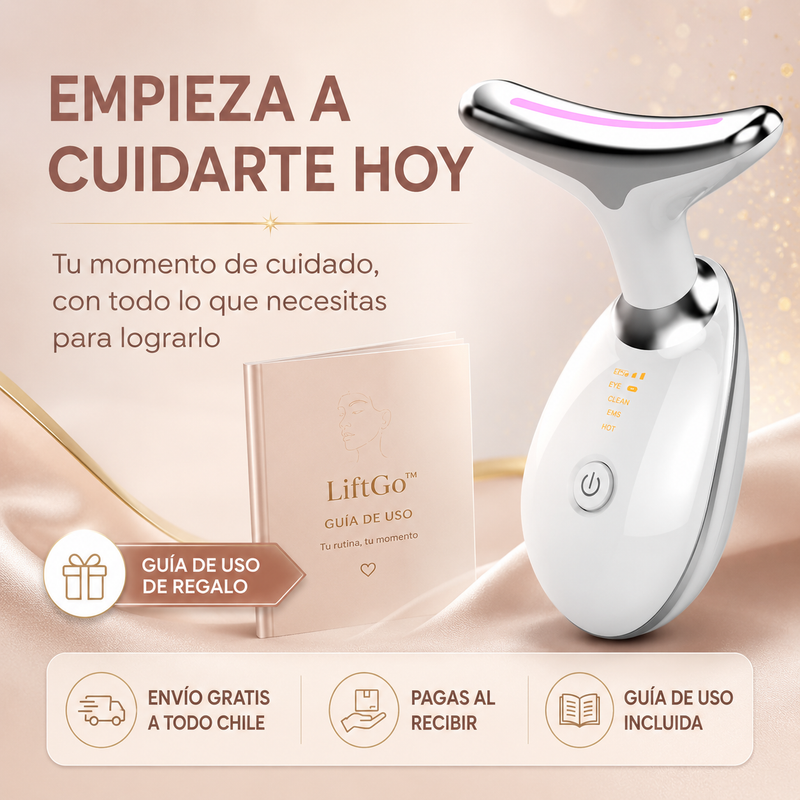 LiftGo™ — Masajeador Facial Reafirmante para Rostro y Cuello