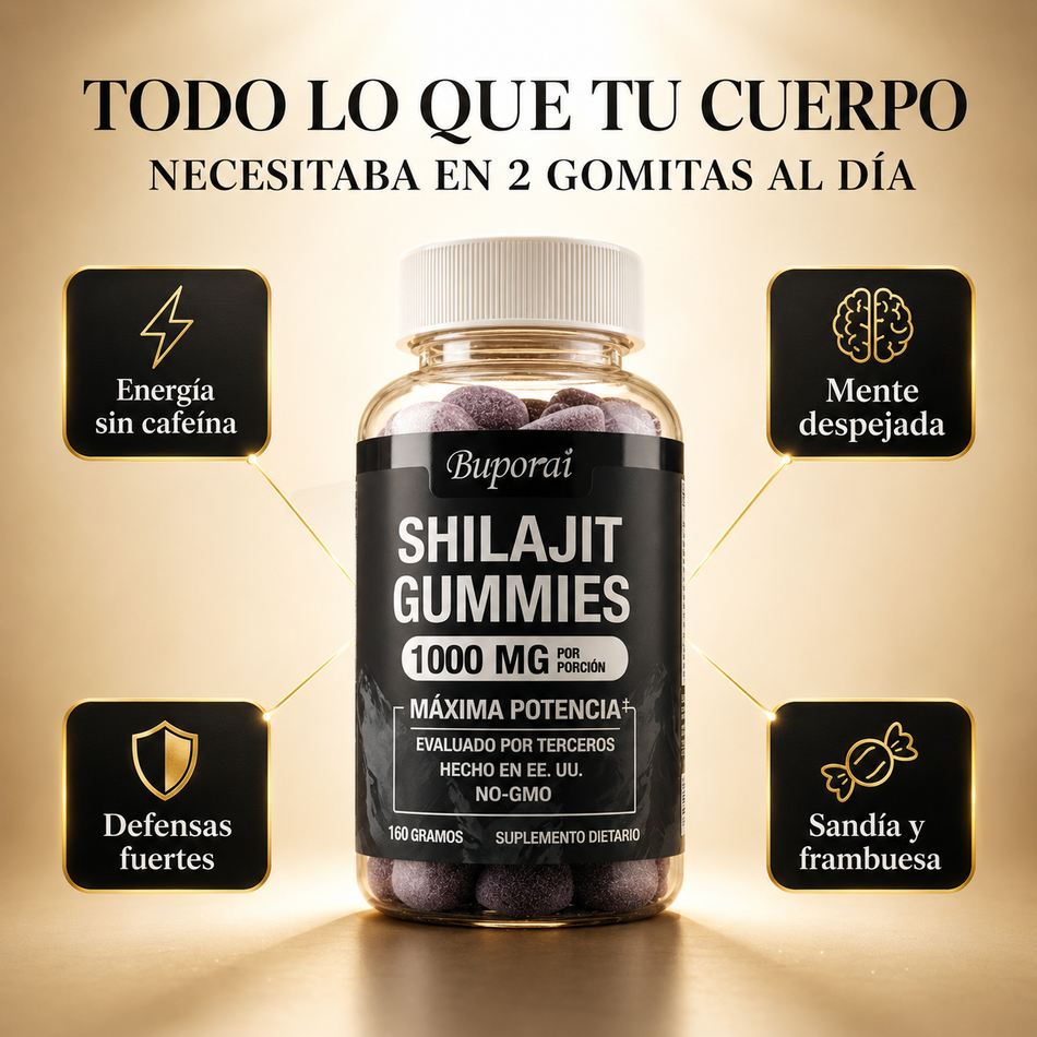 ShilaGo™ — Gomitas Energizantes Anti-Estrés 1000mg