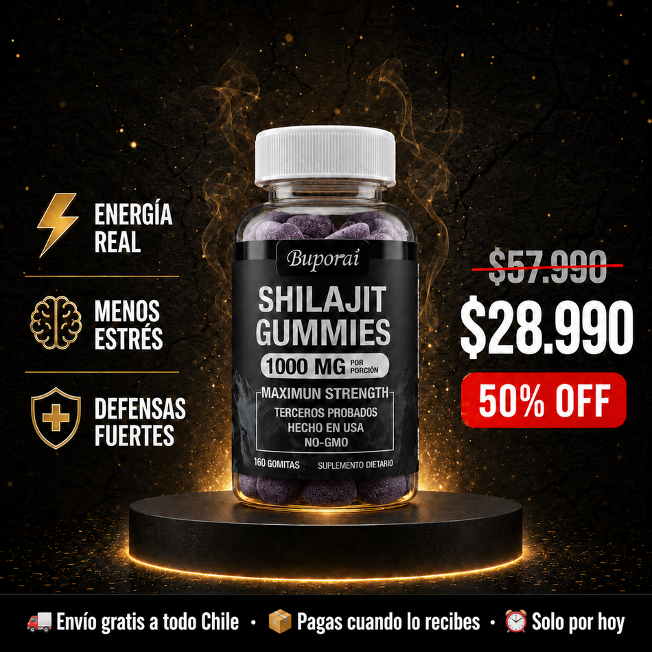 ShilaGo™ — Gomitas Energizantes Anti-Estrés 1000mg