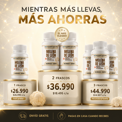 MindShield™ — Melena de León Fortificada 4 en 1