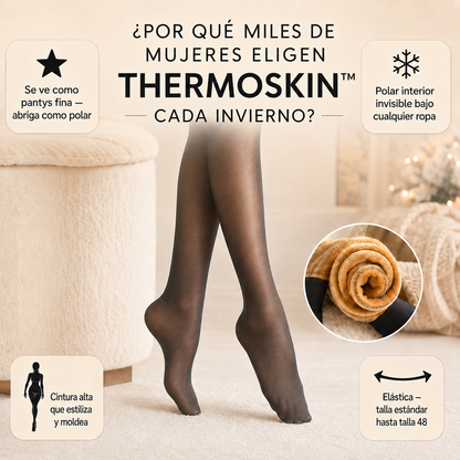 ThermoSkin™ — Calza Efecto Piel con Polar Interior