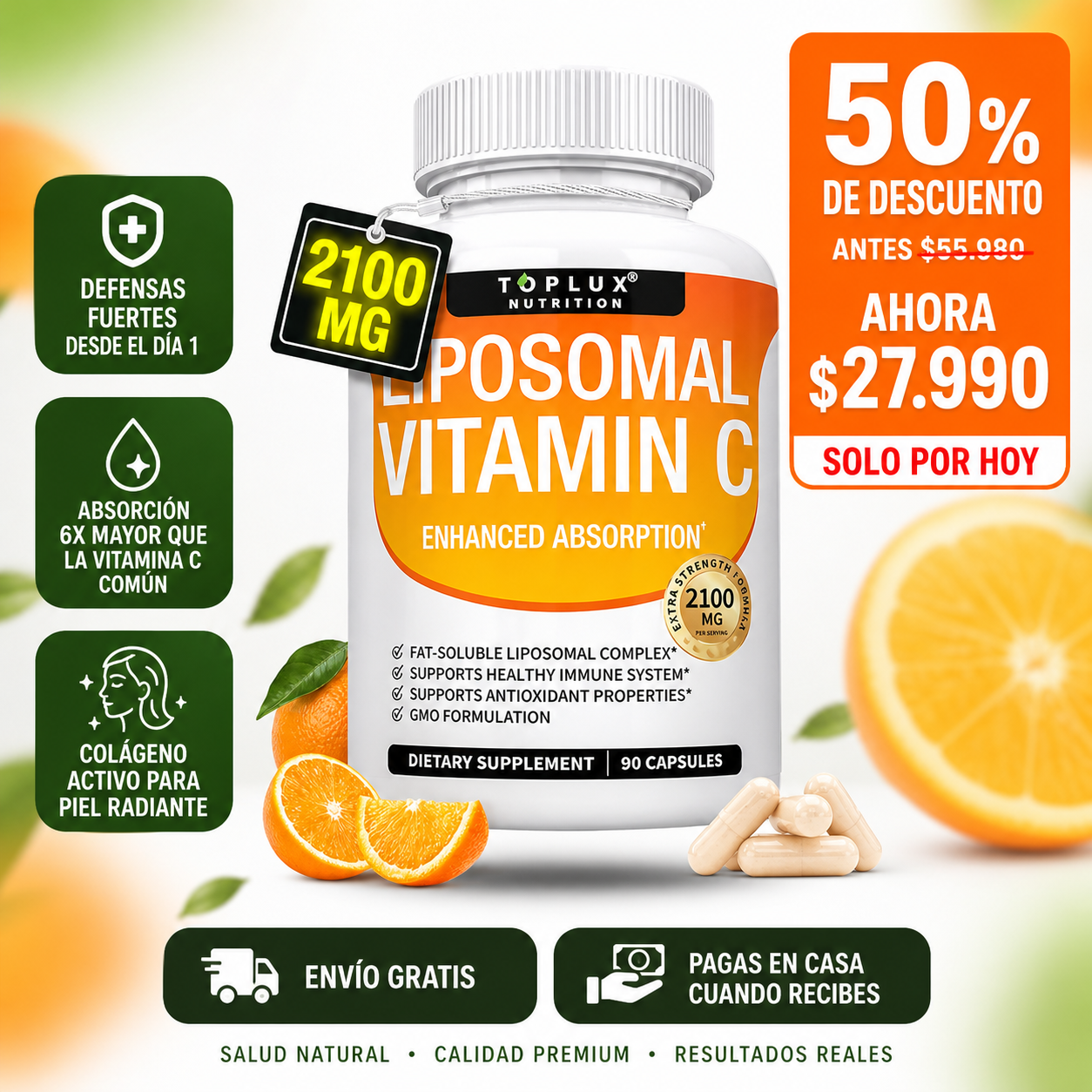 VitaShield™ — Vitamina C Liposomal 2100mg