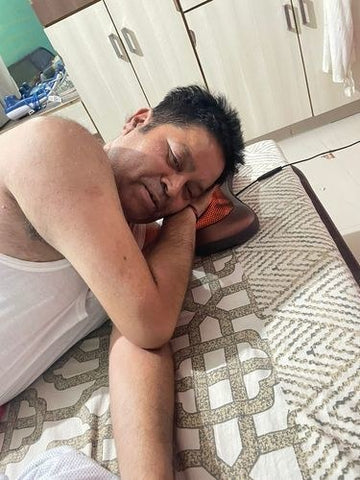 AlivioMax en uso en el cuello