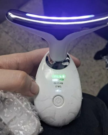 LiftGo con la luz azul encendida, recién desempacado
