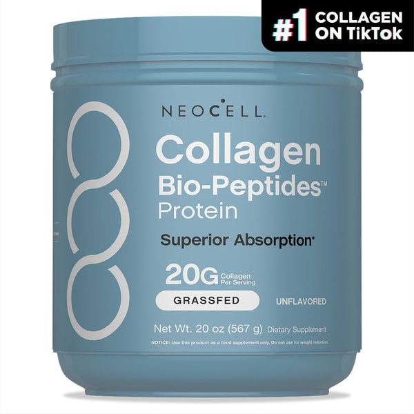 NeoCell Collagen Bio-Peptides, el tarro azul original